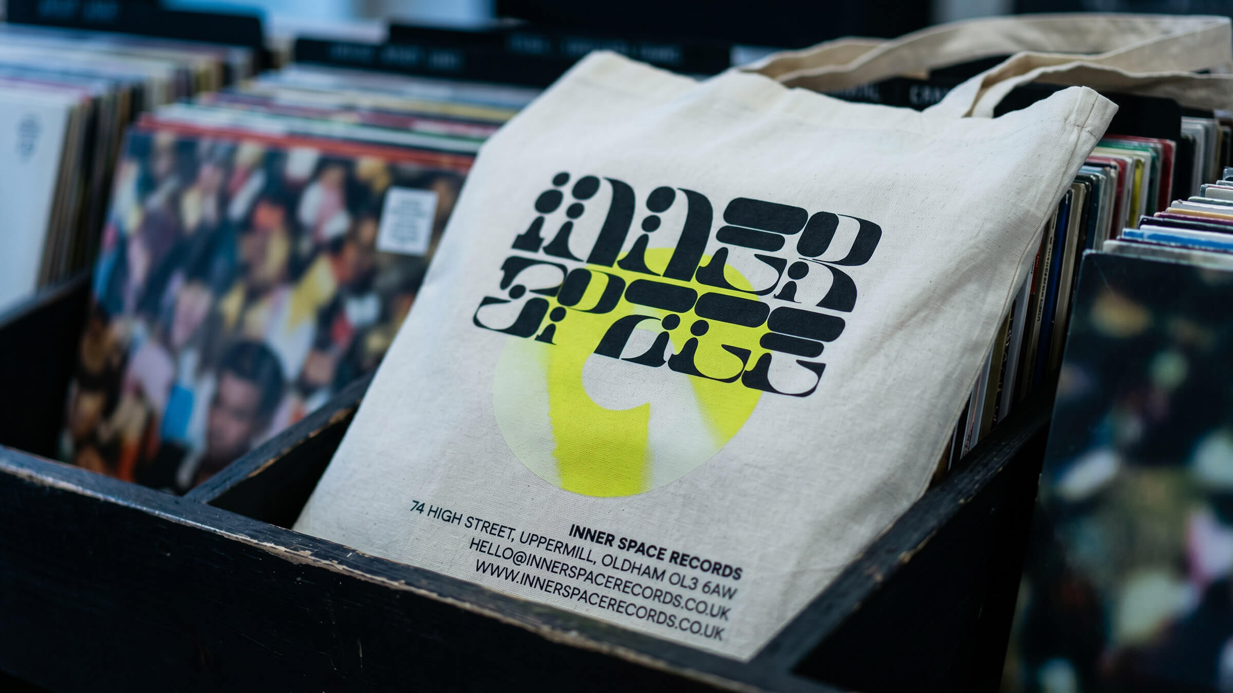 Inner Space Records tote bag